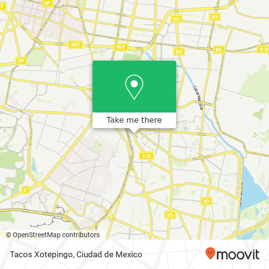 Mapa de Tacos Xotepingo