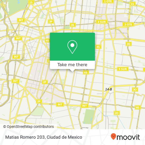 Matias Romero 203 map