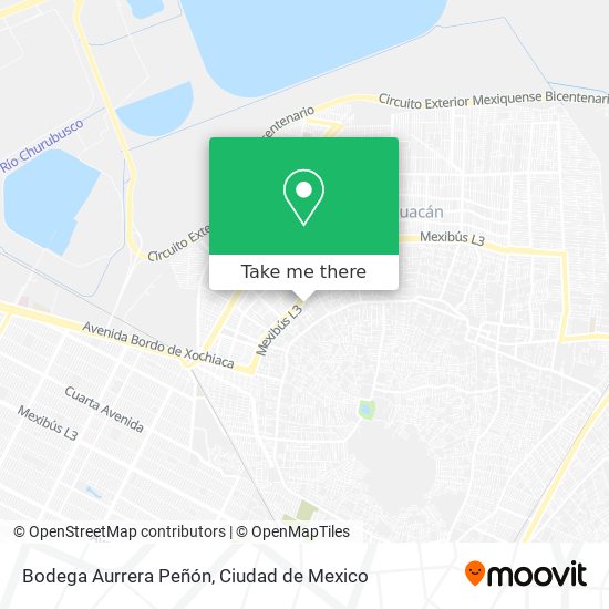 Bodega Aurrera Peñón map