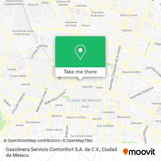 Gasolinera Servicio Comonfort S.A. de C.V. map