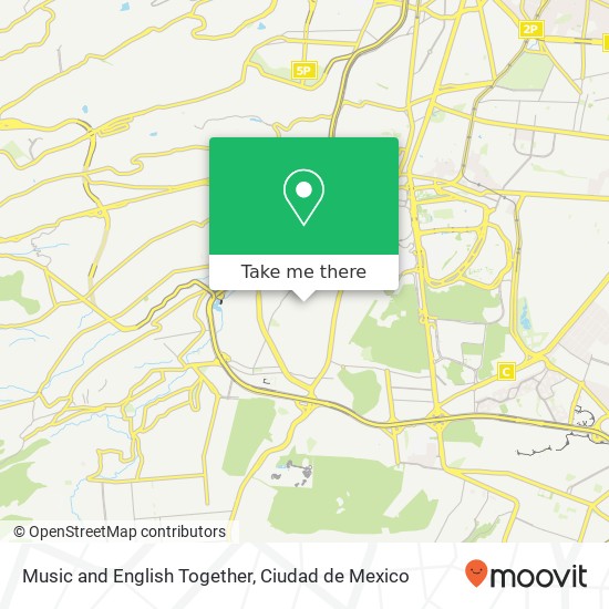 Music and English Together map