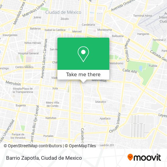 Mapa de Barrio Zapotla