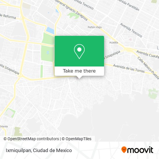 Mapa de Ixmiquilpan