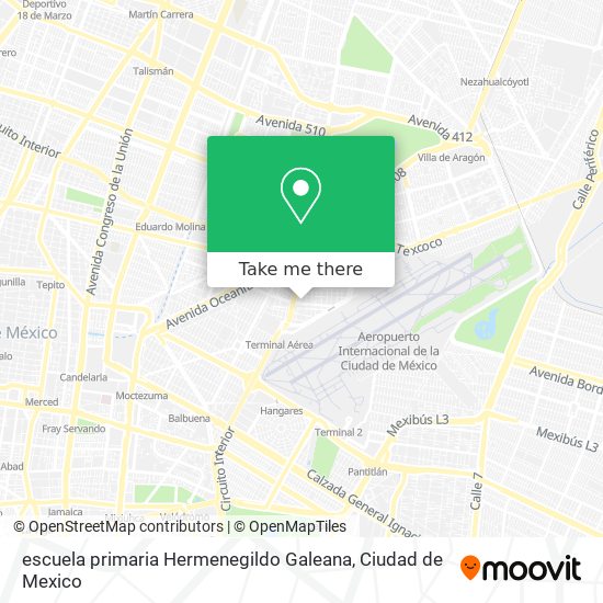 escuela primaria Hermenegildo Galeana map