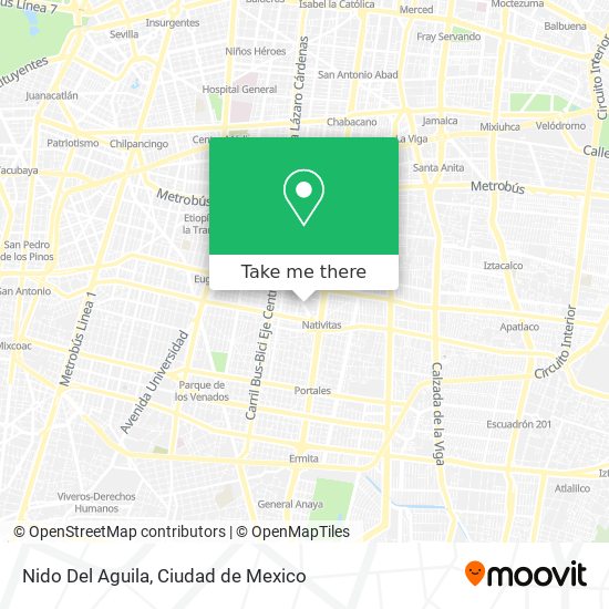 Mapa de Nido Del Aguila