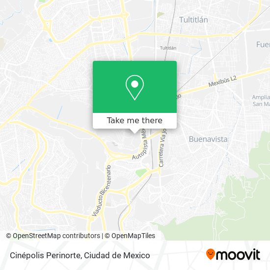 Cinépolis Perinorte map