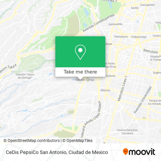 CeDis PepsiCo San Antonio map