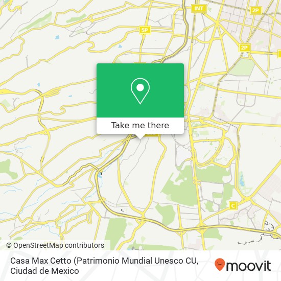 Casa Max Cetto map