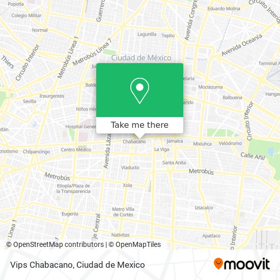 Vips Chabacano map