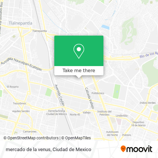 Mapa de mercado de la venus