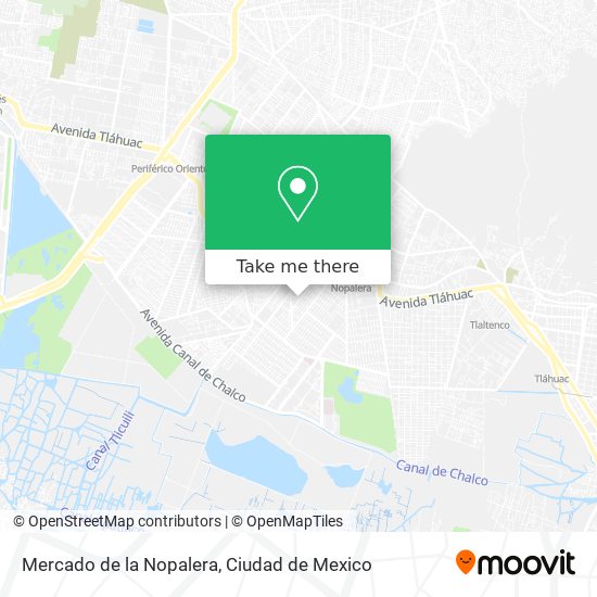 Mercado de la Nopalera map