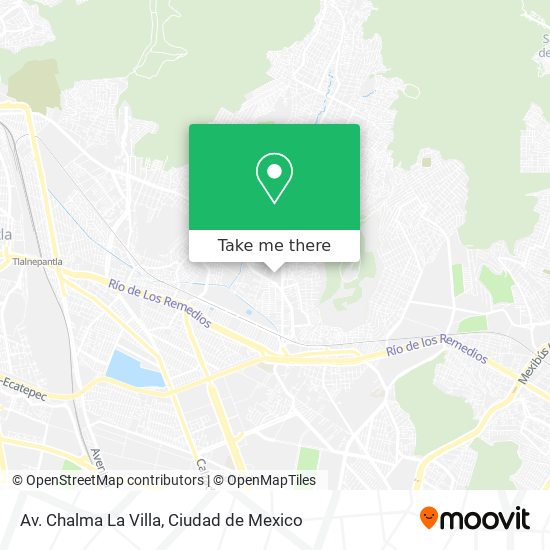Av. Chalma La Villa map