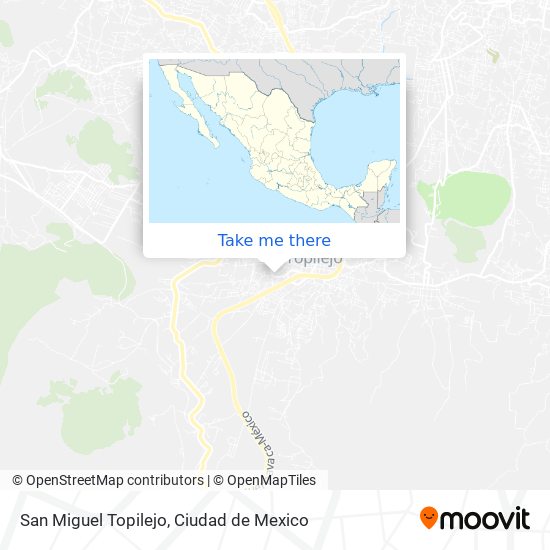 San Miguel Topilejo map