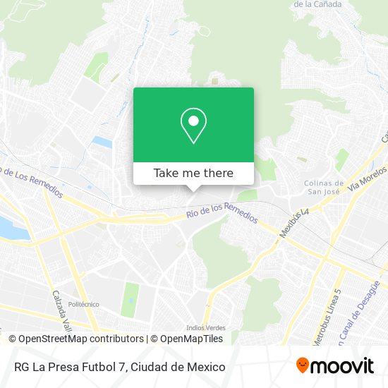 Mapa de RG La Presa Futbol 7