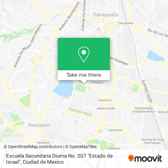 Escuela Secundaria Diurna No. 207 "Estado de Israel" map