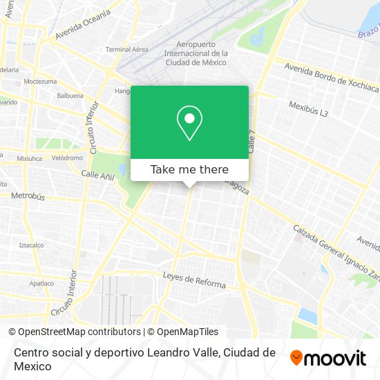 Centro social y deportivo Leandro Valle map