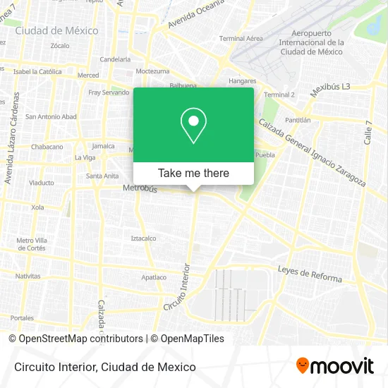 Circuito Interior map