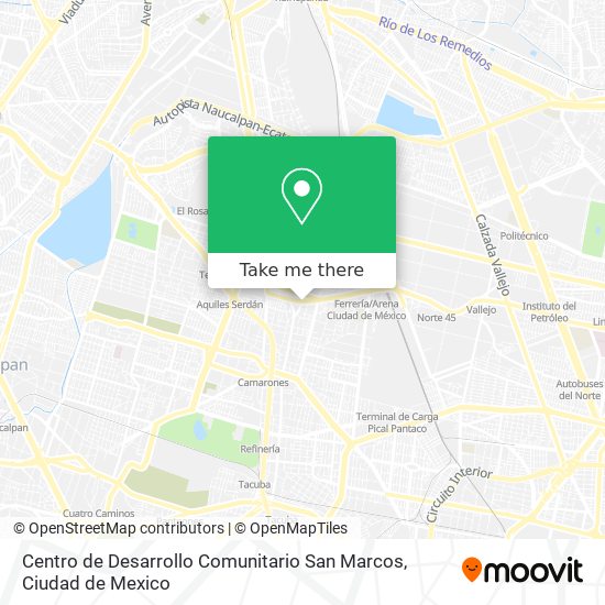 Centro de Desarrollo Comunitario San Marcos map