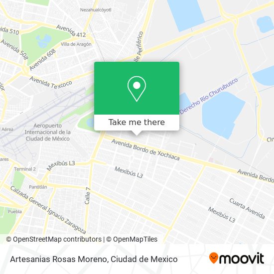 Artesanias Rosas Moreno map