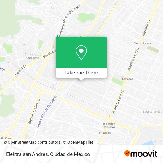 Mapa de Elektra san Andres