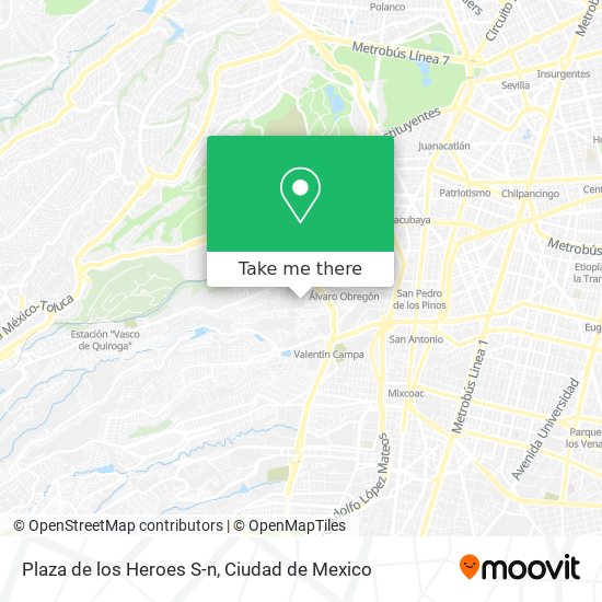 Plaza de los Heroes S-n map