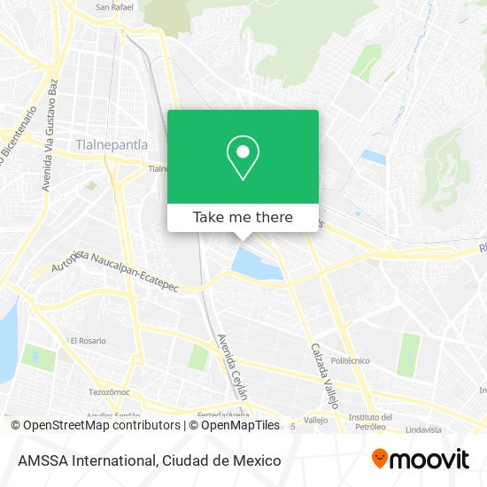 AMSSA International map