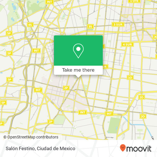Salón Festino map