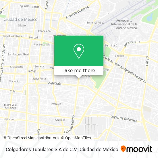 Colgadores Tubulares S.A de C.V. map