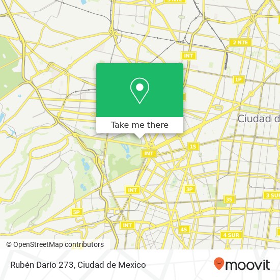 Rubén Darío 273 map