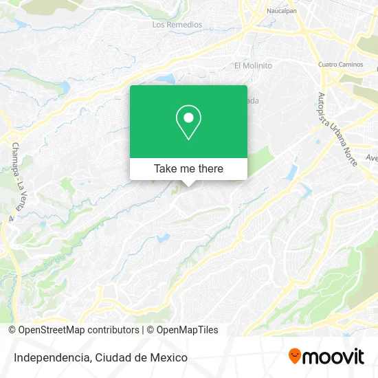 Independencia map