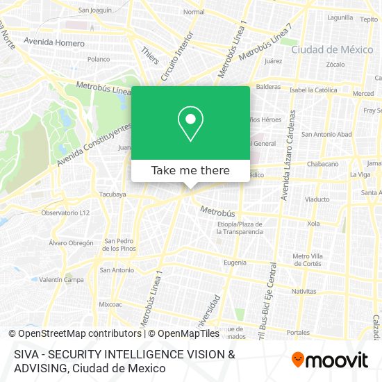 SIVA - SECURITY INTELLIGENCE VISION & ADVISING map