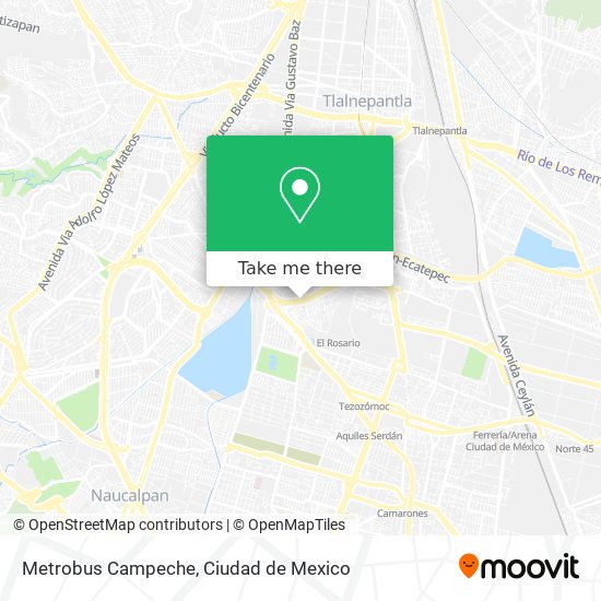 Mapa de Metrobus Campeche