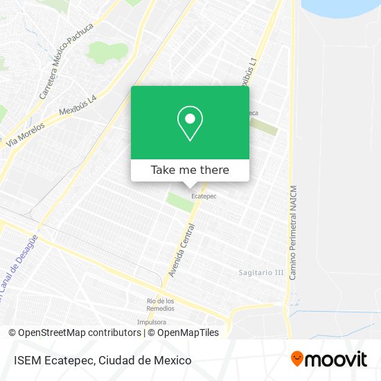 ISEM Ecatepec map