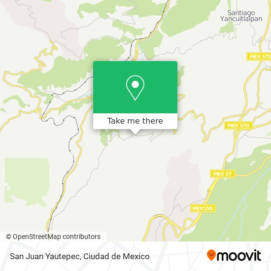 Mapa de San Juan Yautepec