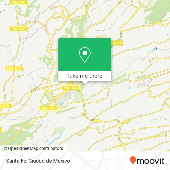 Santa Fé map