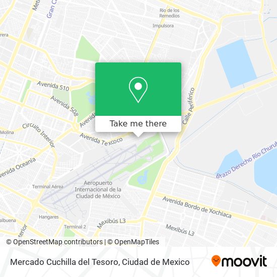 Mercado Cuchilla del Tesoro map