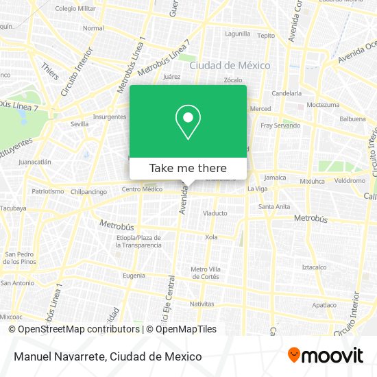 Mapa de Manuel Navarrete