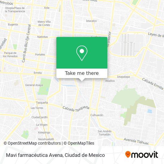 Mavi farmacéutica Avena map