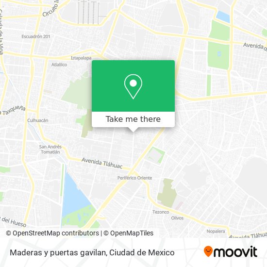 Mapa de Maderas y puertas gavilan