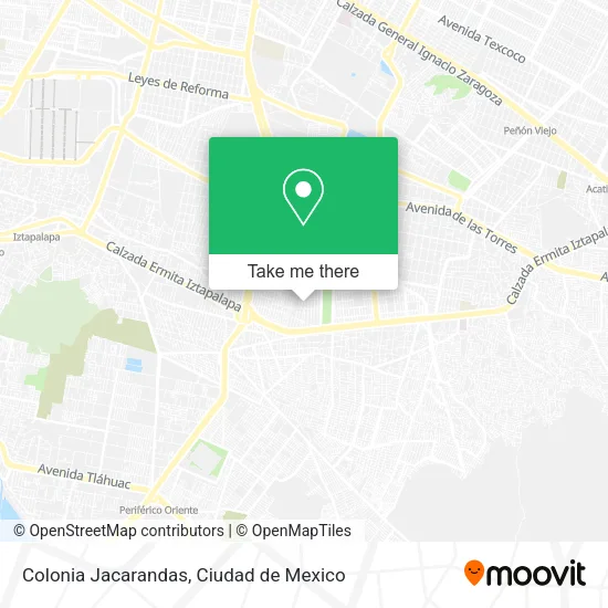 Mapa de Colonia Jacarandas