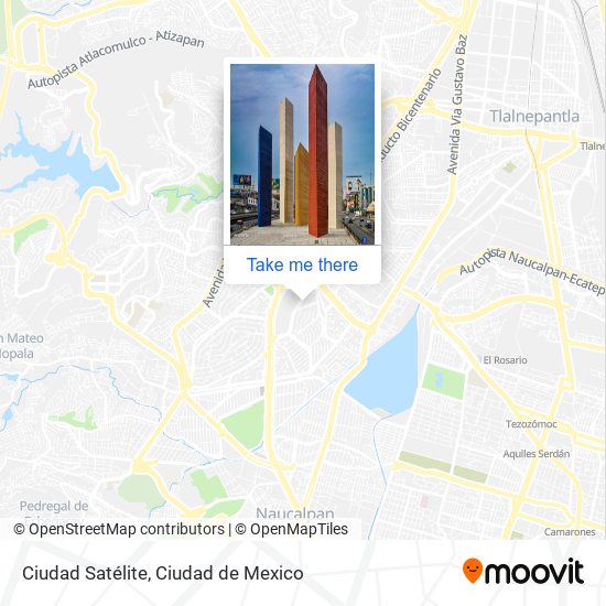 Mapa de Ciudad Satélite