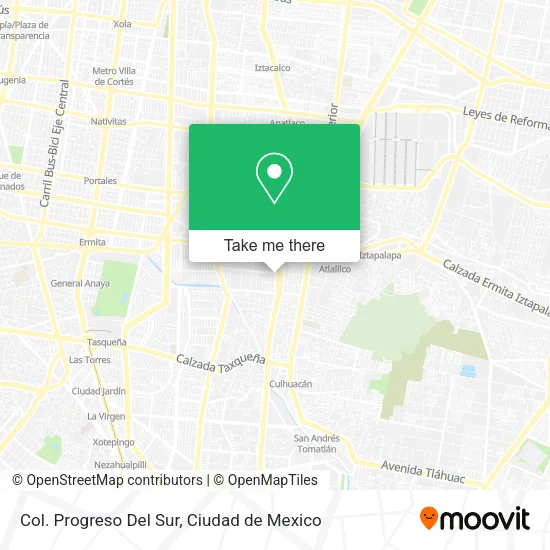 Mapa de Col. Progreso Del Sur