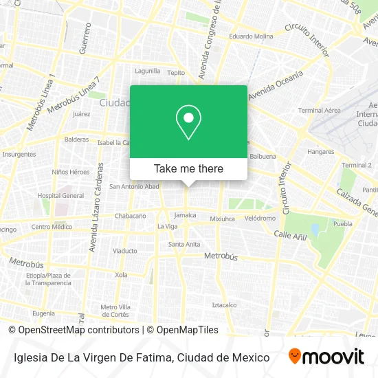 Mapa de Iglesia De La Virgen De Fatima