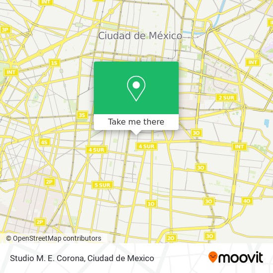 Studio M. E. Corona map