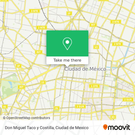 Don Miguel Taco y Costilla map