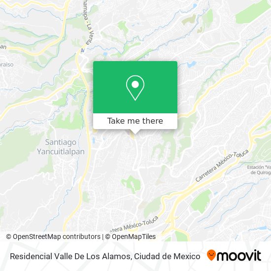 Mapa de Residencial Valle De Los Alamos