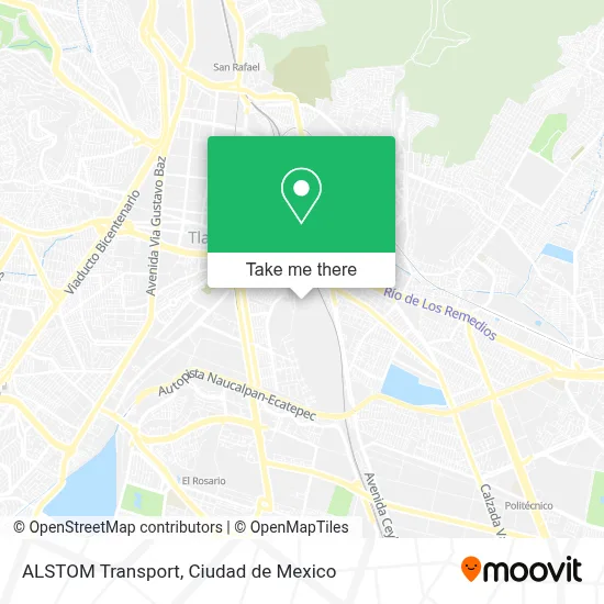 ALSTOM Transport map