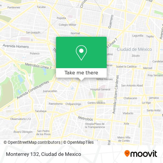 Monterrey 132 map