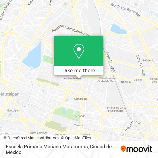 Escuela Primaria Mariano Matamoros map