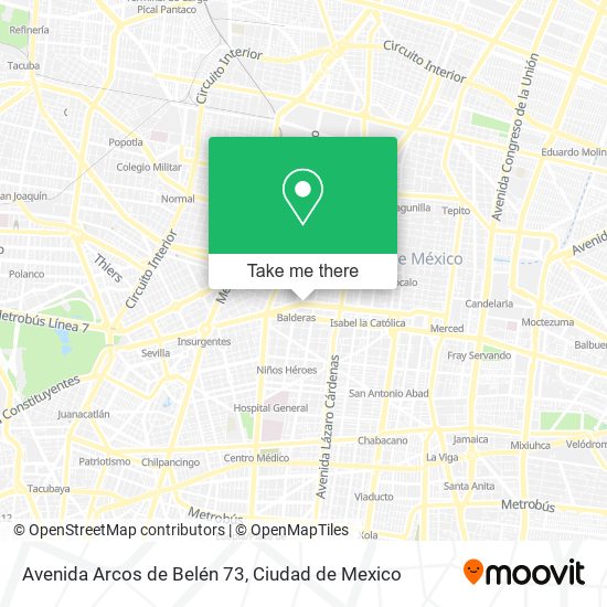 Avenida Arcos de Belén 73 map